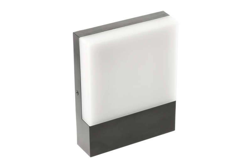 SARO LED belysning 9W, 900lm, IP54, AC220-240V, 50/60Hz,4000K, sort