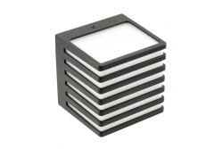 SIROLO LED-lampe 10W, 1000lm, IP54, AC220-240V, 50/60Hz,4000K, sort