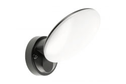 'TERRO LED-armatur med bevægelsessensor,10W,1200lm,IP54,AC220-240V,50/60Hz,4000K,sort