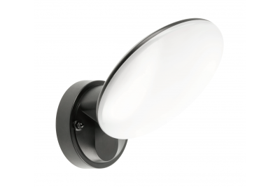 'TERRO LED-armatur med bevægelsessensor,10W,1200lm,IP54,AC220-240V,50/60Hz,4000K,sort