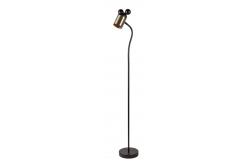 Gulvlampe MOUSE, 0086, maks.250V, 50/60Hz, 1*E27, maks.25 W, IP20, dia.8 cm, sort/guld
