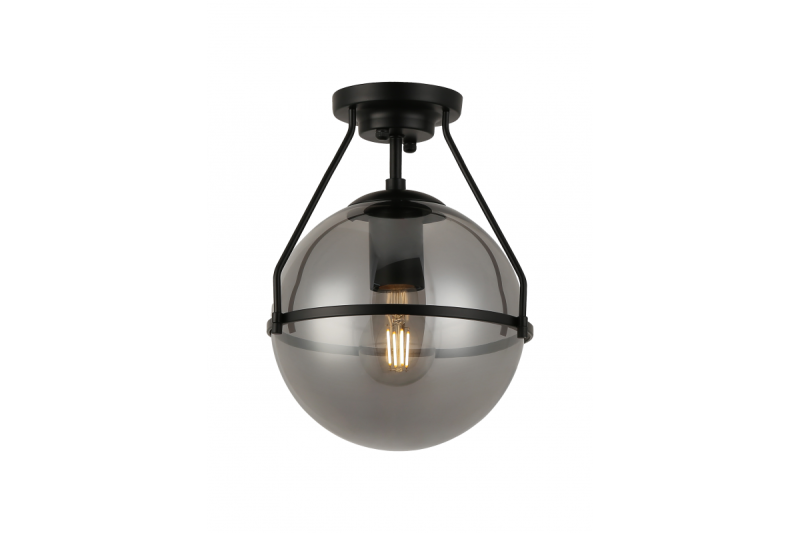 Loftlampe DROP, 7165, AC220-240V, 50/60Hz, 1*E27, max.25W, dia.21 cm, sort
