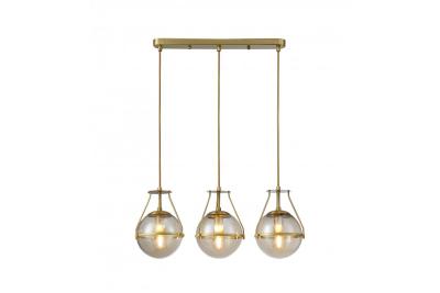 Loftlampe DROP 3, 6335, AC220-240V, 50/60Hz, 3*E27, max.25W, længde 68 cm, guld