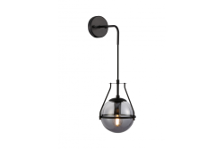 Væglampe DROP 4, 7325, AC220-240V, 50/60Hz, 1*E27, max.40W, sort