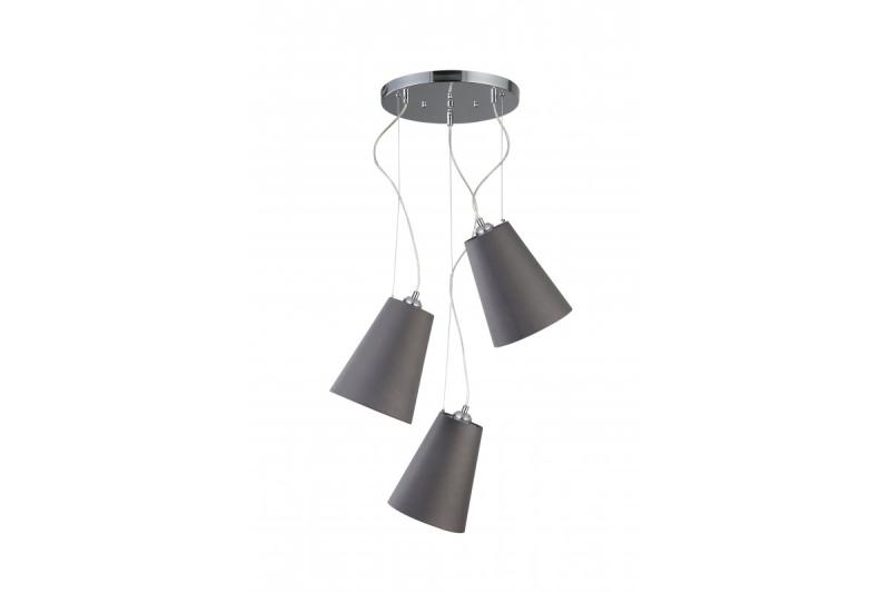 Loftlampe KASEL 3, 6229, AC220-240V, 50/60Hz, 3*E27, max.40W, gns. 46 cm, grå