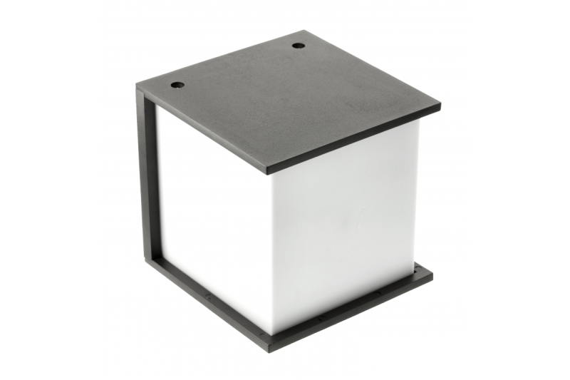 Façade lampe LEO, E27, MAX. 18W, IP54, AC220-240V, 50/60Hz, sort