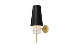 Væglampe NESTO 2, 5970, AC220-240V, 50/60Hz, 1*E27, max.40W, sort/guld