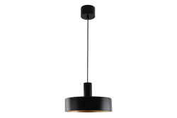 Loftlampe SELVIA II, 9585, max. 250V, 50/60Hz, 1*E27, max.40 W, IP20, gns. 30 cm, sort/guld