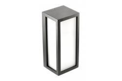 VASTI facade belysning, E27, MAX. 12W, IP54, AC220-240V, 50/60Hz, sort