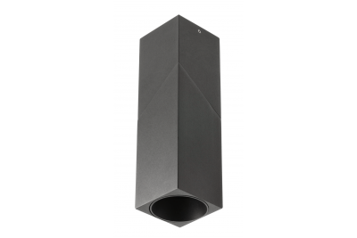 VIRGO loftslampe, max. 250V, 50/60Hz, 57x57x152mm, IP20, max. 20W, Firkantet, Sort