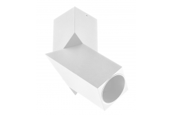 VIRGO loftslampe, max. 250V, 50/60Hz, 57x57x152mm, IP20, max. 20W, Kvadratisk, Hvid