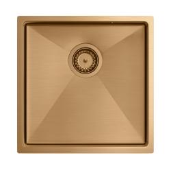 Aquadesign Zara Vask Kobber 44x44cm Underbygning, Planlimning og Overbygning med Kobber Prop - 1208969515