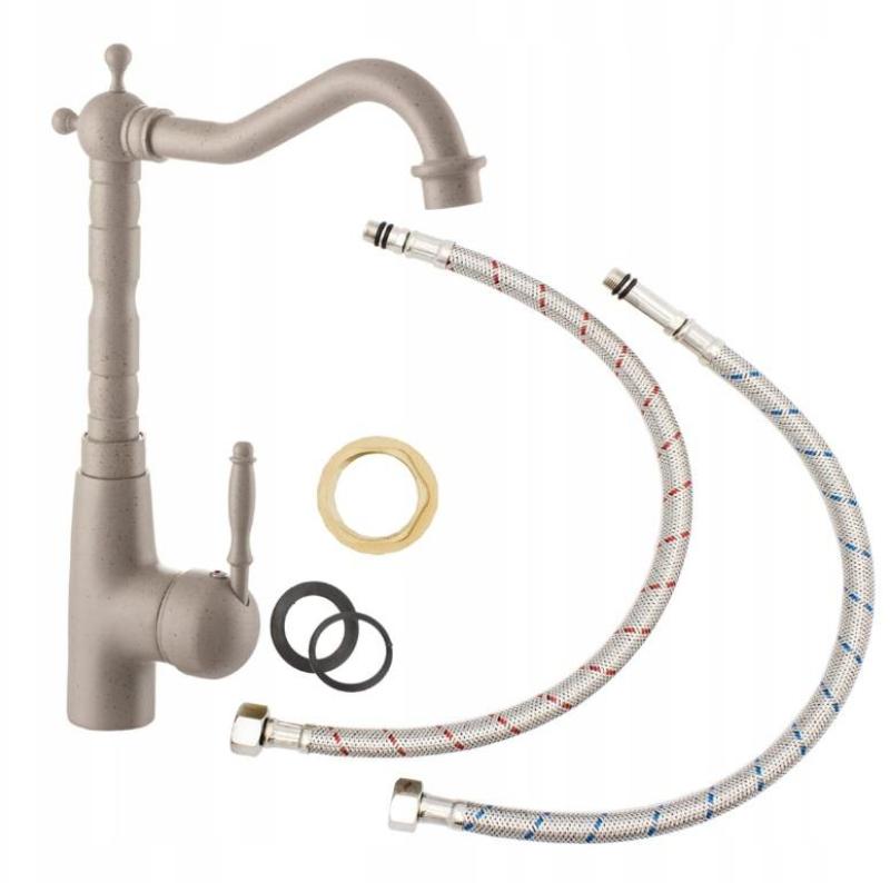 Graniteland Verve Køkkenarmatur Beige sand med drejelig tud 1208969534