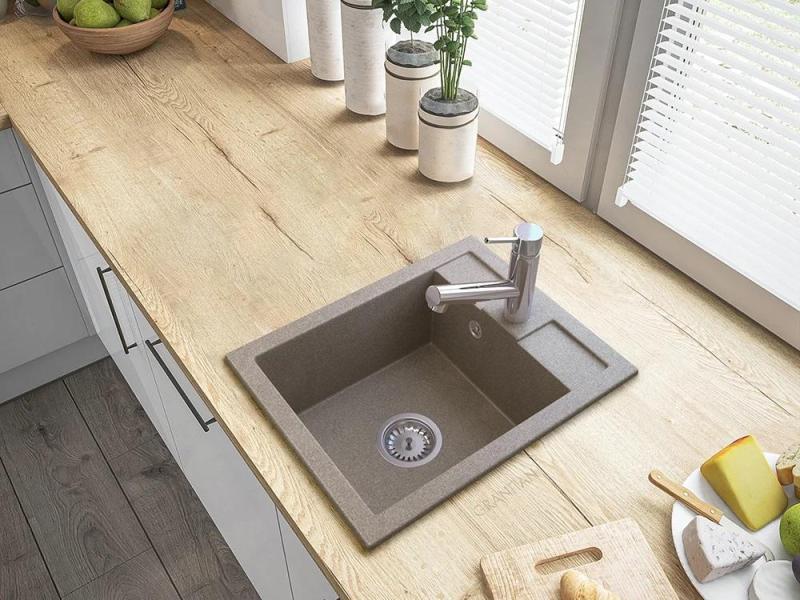 Graniteland Ceres Køkkenarmatur Krom med Udtrækbar Tud og Dobbelt-Funktion Håndbruser 1208969535