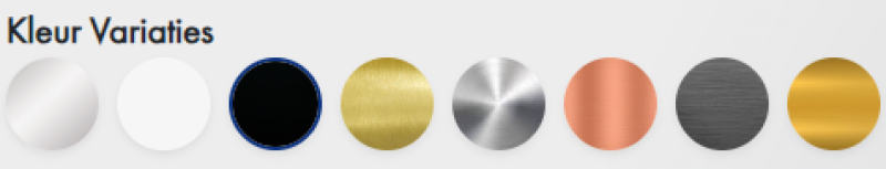 Waterevolution Flow termostatisk tre-vejs bruserblander med hånd- og hovedbruser light gold T131TNWGE