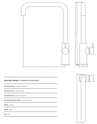 Waterevolution Flow køkkenarmatur med vinkel drejbar tud krom T158H01