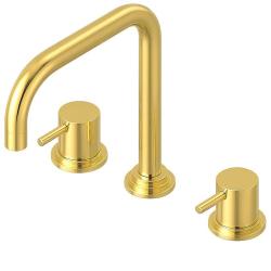 Waterevolution Flow 3-huls vinklet køkkenarmatur med drejelig tud og tilslutning til filtreret vand messing T152HLE