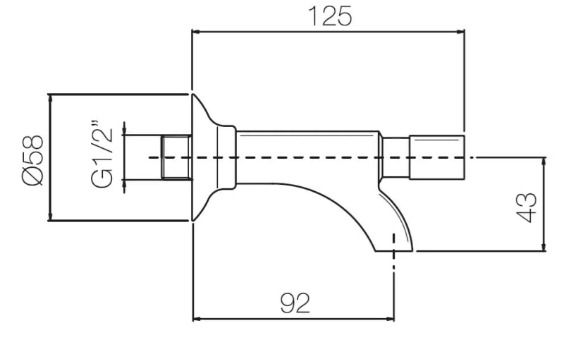 PB Garden Kran med Frontknap 1208969796