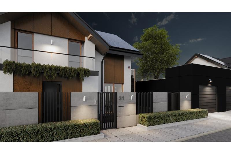 Solbelysningsarmatur med bevægelses- og skumringsdetektor DAVOS, LED, 1000lm, 4000K, 2000mAh, IP54, hvid