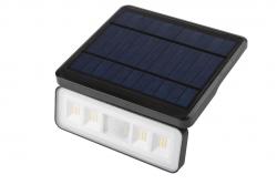 Solcellelampe med bevægelses- og dæmningssensor DAVOS, LED, 1000lm, 4000K, 2000mAh, IP54, sort