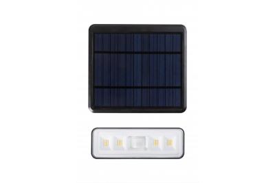 Solcellelampe med bevægelses- og dæmningssensor DAVOS, LED, 1000lm, 4000K, 2000mAh, IP54, sort
