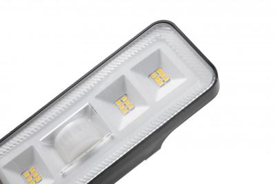 Solcellelampe med bevægelses- og dæmningssensor DAVOS, LED, 1000lm, 4000K, 2000mAh, IP54, sort