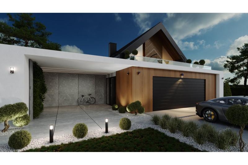 Solcellelampe med bevægelses- og dæmningssensor DAVOS, LED, 1000lm, 4000K, 2000mAh, IP54, sort