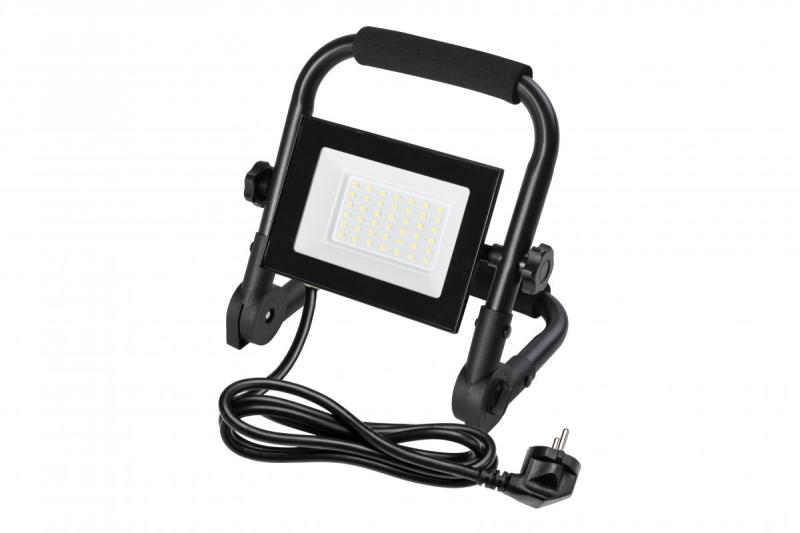 NELI Bærbar Spotlight, LED, 30W, 2700lm, 6400K, AC220-240V, IP65, 1.5m kabel