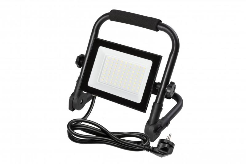 NELI Bærbar Spotlight, LED, 50W, 4500lm, 6400K, AC220-240V, IP65, 1,5m kabel