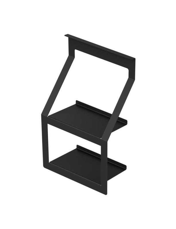 Epka Luxion Sæt Køkkenrails 80 cm med Tilbehør Metal med Skjult Befæstelse Sort 1208969982