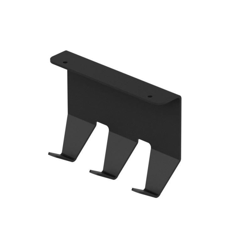 Epka Luxion Sæt Køkkenskinner 100 cm med Tilbehør Metal med Skjult Montering Sort 1208969984