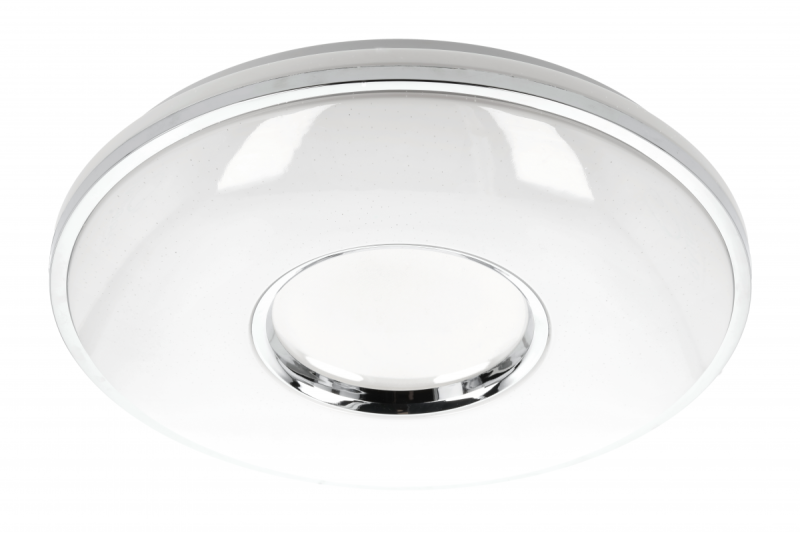 SORI LED loftlampe, Ø490mm, CCT, 48W, 3840lm, AC180-250V, 50/60 Hz, PF>0,9, IP54, fjernbetjening, hvid, 3 års garanti.