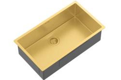 Ausmann Mosel gylden stor Vask Rustfrit Stål - PVD guld 74x40 universel 1208970023