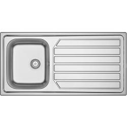Banka Centurio 100-34 RVS Opbygningsvask 100x50cm med Dræningsdel 1208970033