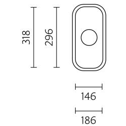 Banka IB1530 RVS Vask 168 x 318 mm Overflademontering og Planmontering 1208970043
