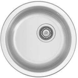 Banka U18380 RVS Rund Køkkenvask 45 cm Underbygning 1208970056