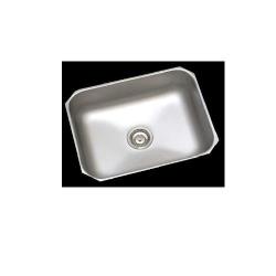 Banke Detroit Rustfrit Stål Vask 543 x 408 mm Underbygning 1208970078