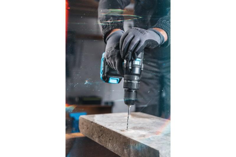 Högert Borstløs akku slagboremaskine 18V til mursten, sten, træ, metal og plast.