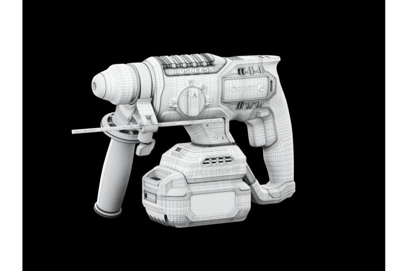 HÖGERT akku slagboremaskine, børsteløs, 18V, med mejselfunktion