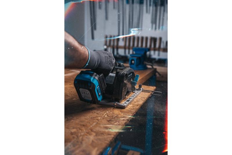 HÖGERT akku cirkelsav, 18V, zonder akku, støvsugertilslutning