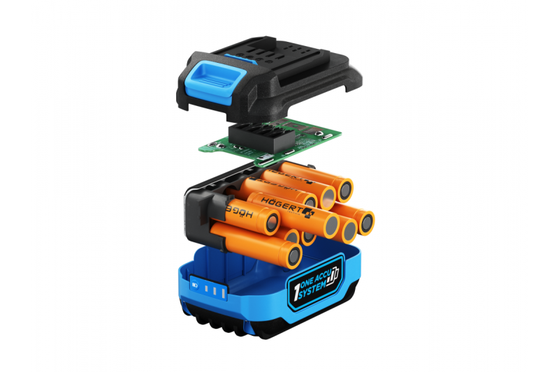 HÖGERT genopladeligt batteri 2 Ah 18 V