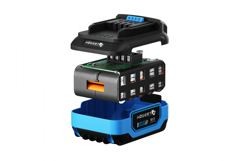 HÖGERT genopladeligt batteri 4,0 Ah 18 V