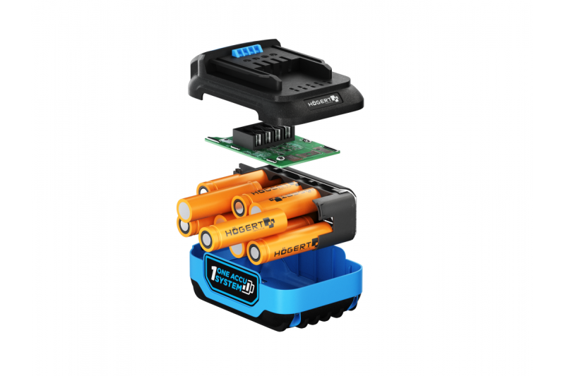 HÖGERT genopladeligt batteri 4,0 Ah 18 V