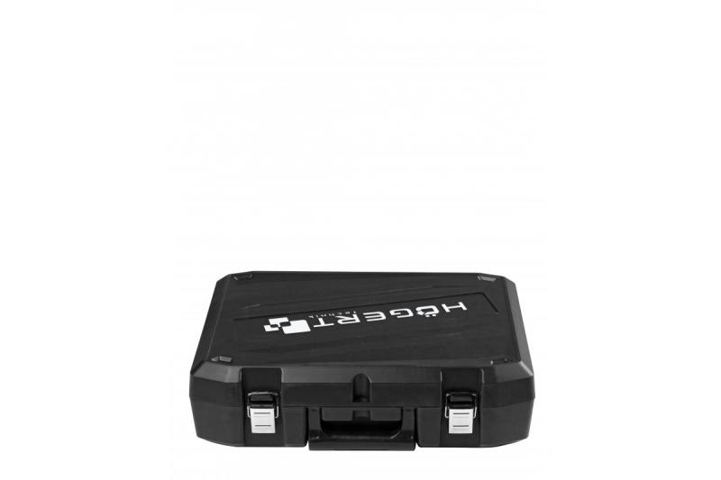 HÖGERT akku boremaskine 18V, sæt med batteri, oplader, bitholder, boremagasin