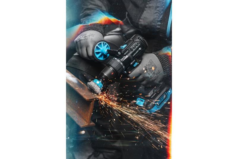 HÖGERT Borstelloze accuschroevendraaierset, 18V, met bitholder, bitmagasin, oplader og batteri