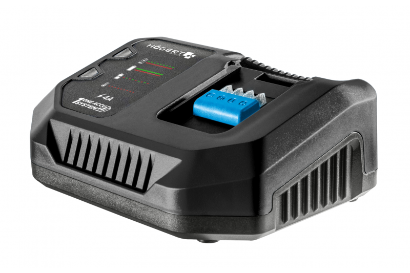 HÖGERT Borstelloze accuschroevendraaierset, 18V, met bitholder, bitmagasin, oplader og batteri