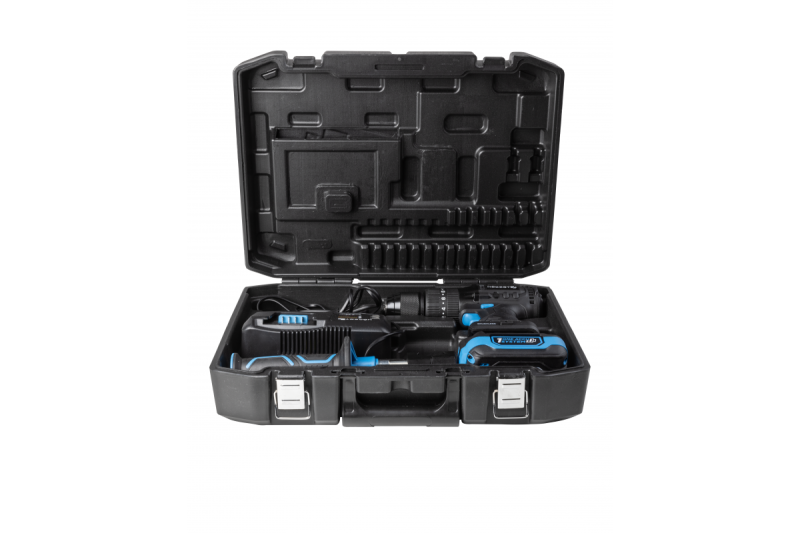 HÖGERT akku-slagskruemaskine, 18V til mursten, sten, træ, metal og plast.