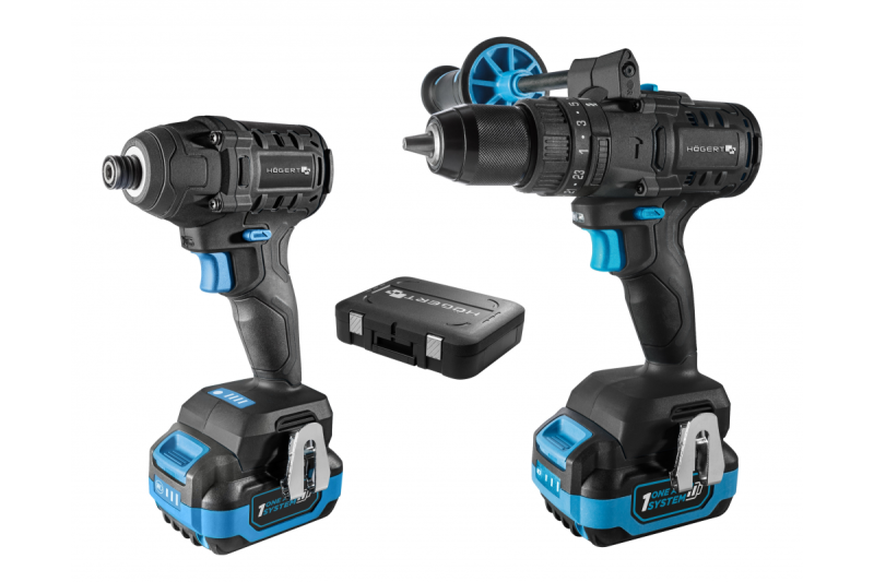 HÖGERT akku-slagnøglesæt 200 Nm 18V med børsteløs motor
