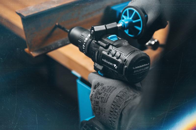 HÖGERT akku-slagnøglesæt 200 Nm 18V med børsteløs motor