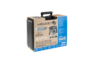 HÖGERT batteriboremaskinesæt, 18V, OneAccuSystem, med batteri, oplader i kuffert